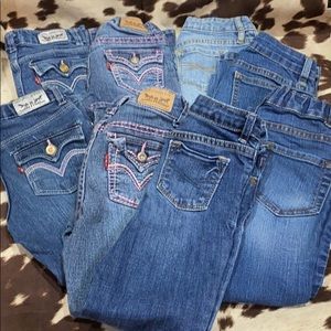 Lot of Girls jeans 5/5T